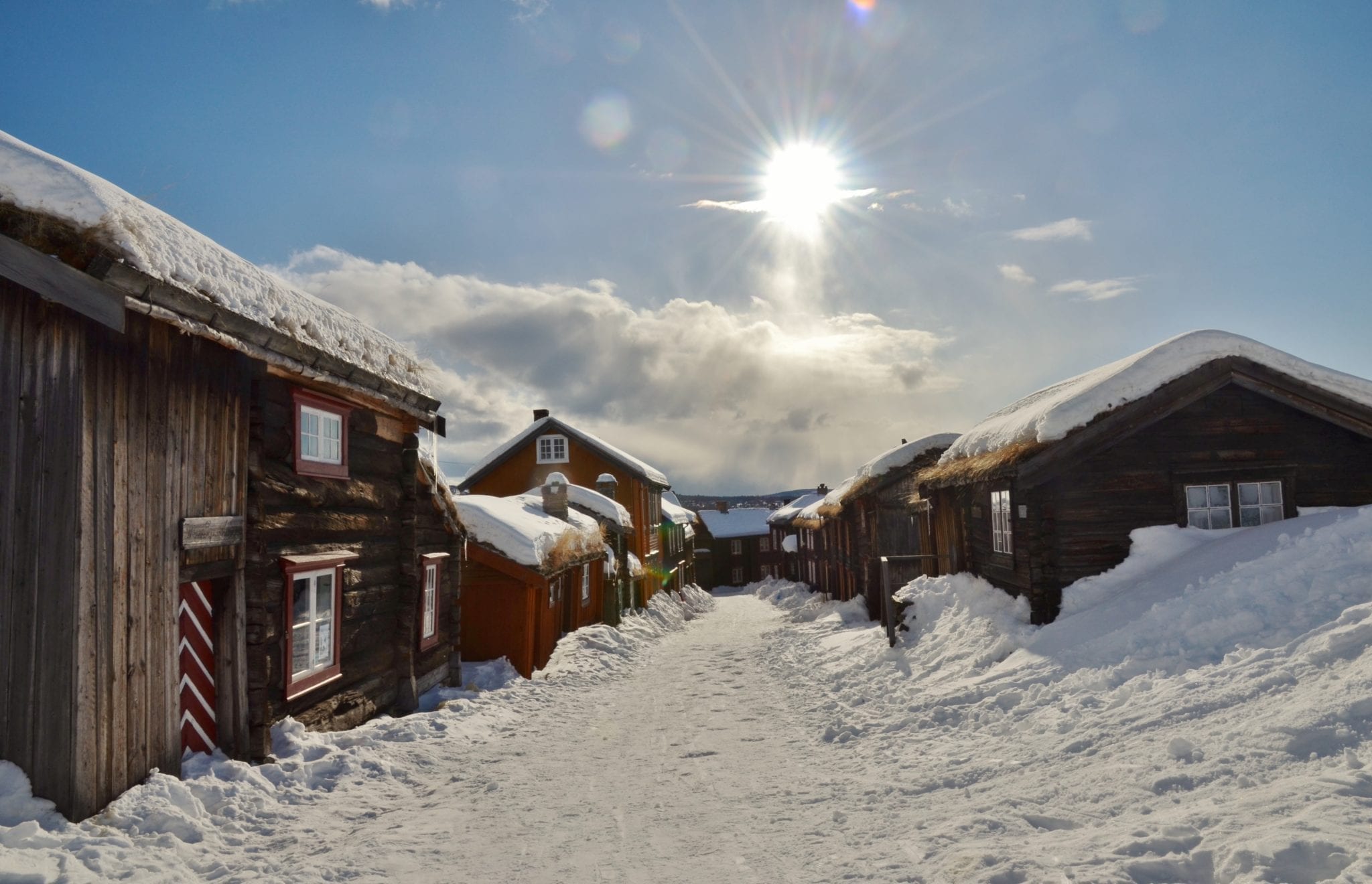 Røros, Sleggveien Photo: Finn Nilsen