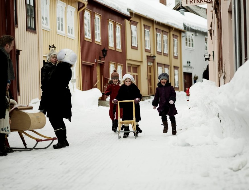 Spark i Røros sentrum