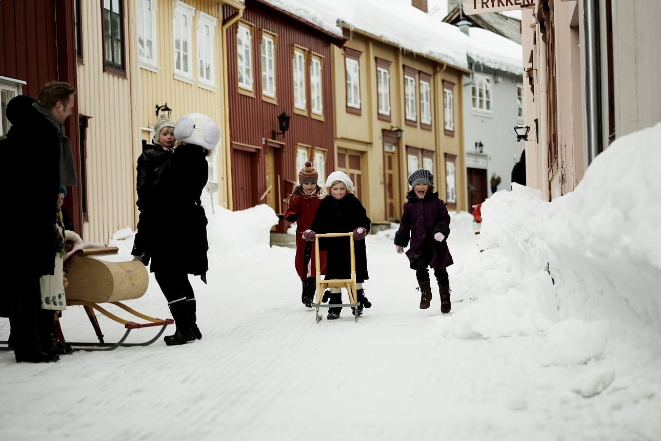 Spark i Røros sentrum