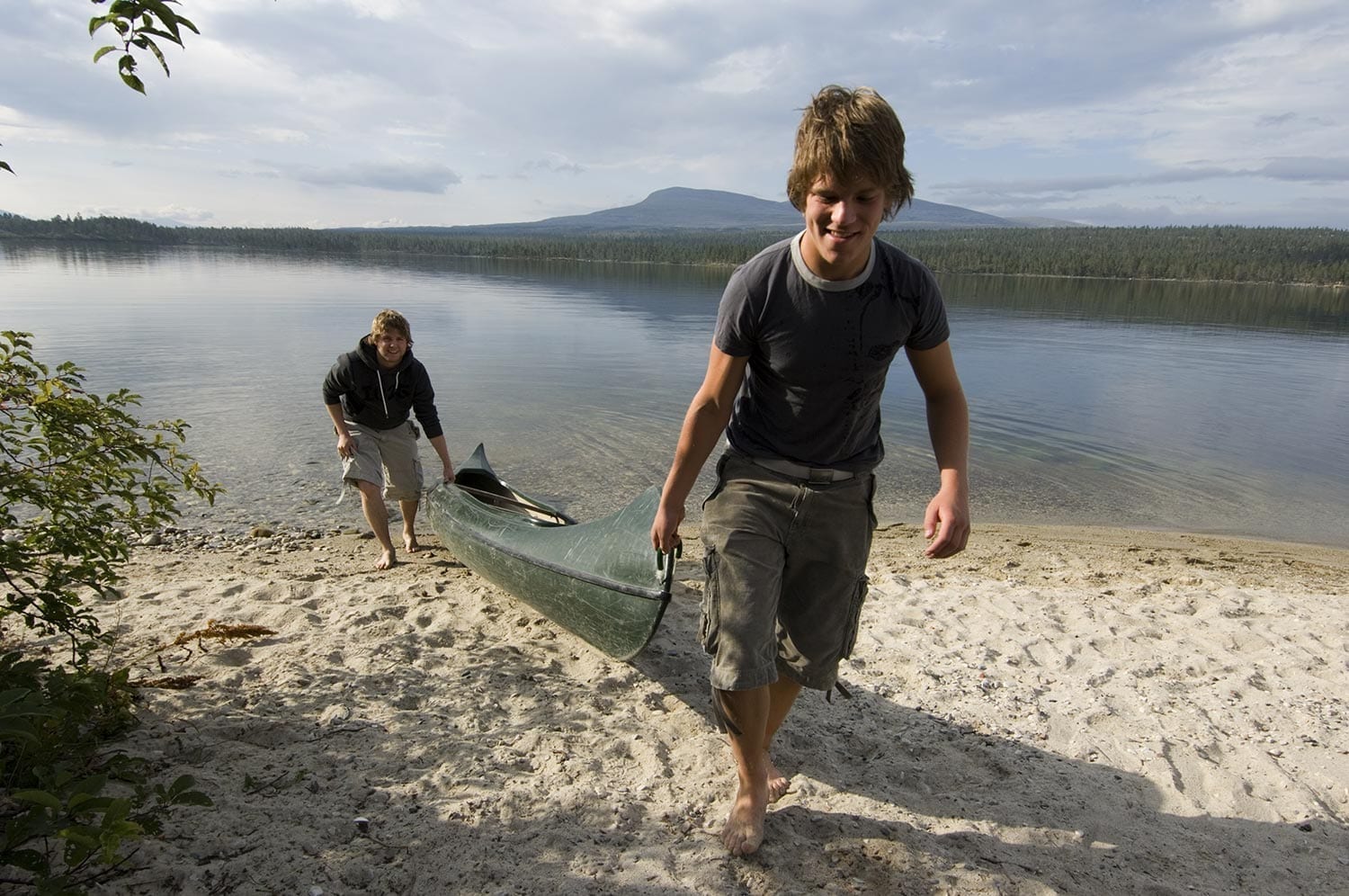 Kano på strand. Foto: Terje Rakke, Innovation Norway
