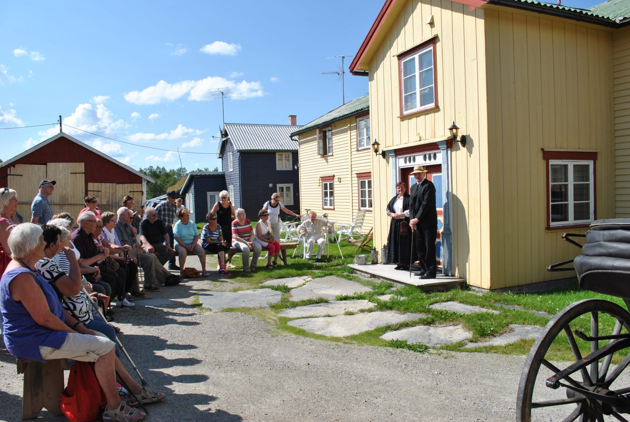 Ute på Skottgården. Foto: Ingvild Indseth