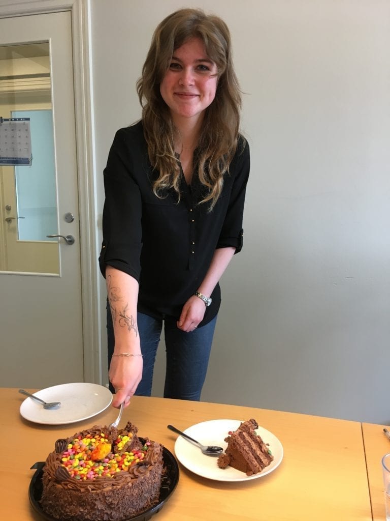 Paula og sjokoladekaka