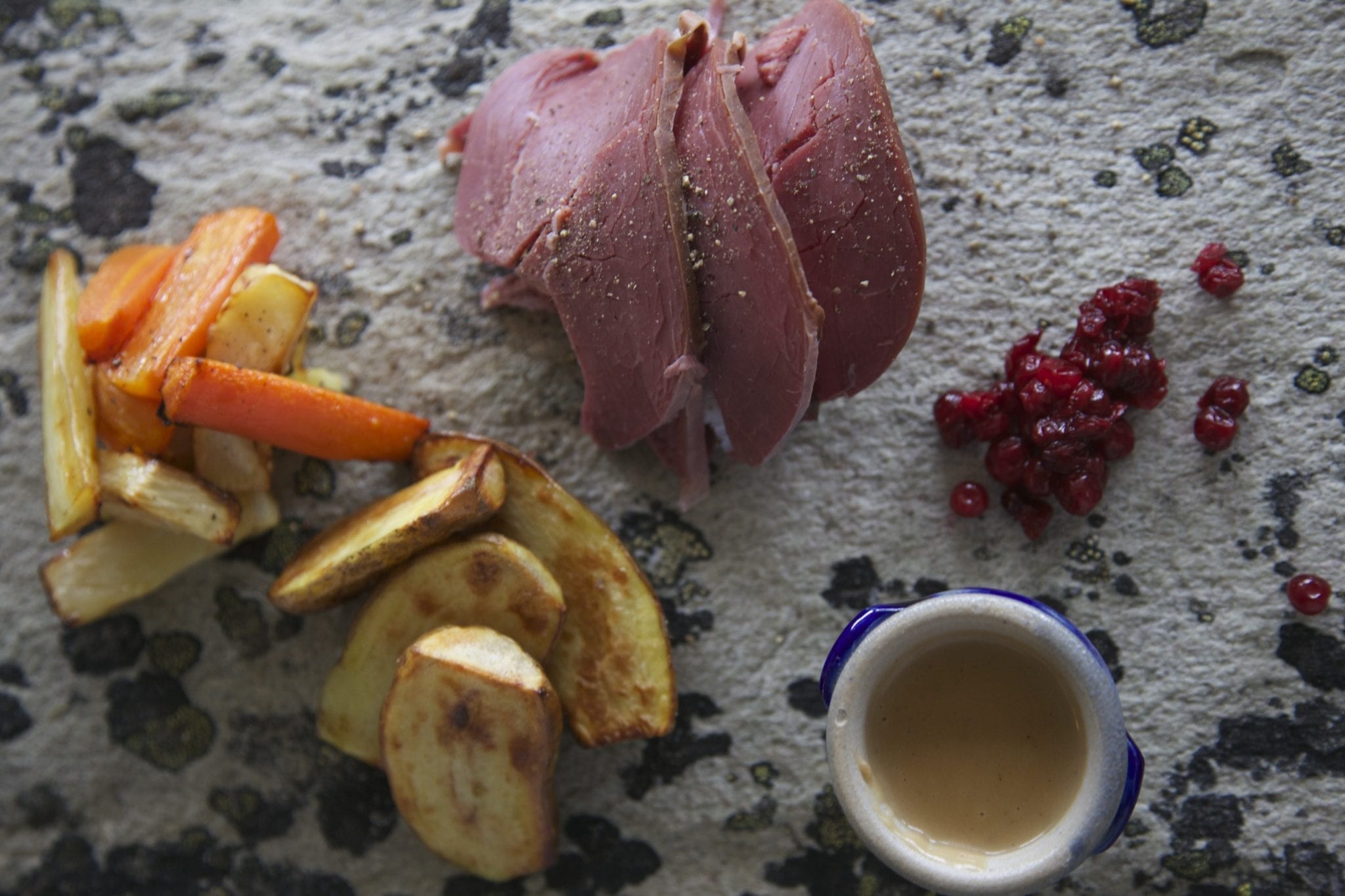 Matbilde fra Vauldalen Fjellhotell. Foto Lise Bjelland