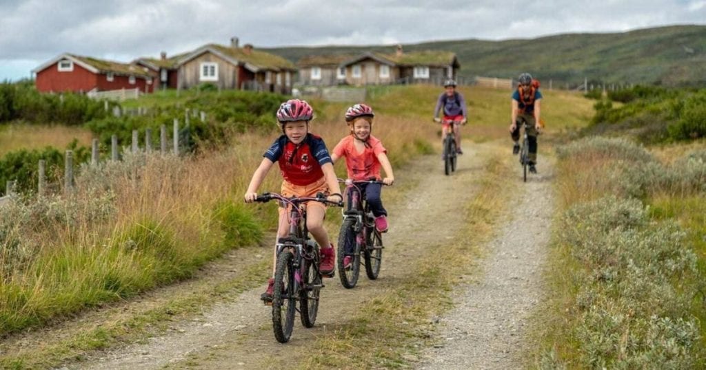 Til seters på sykkel i sommer.